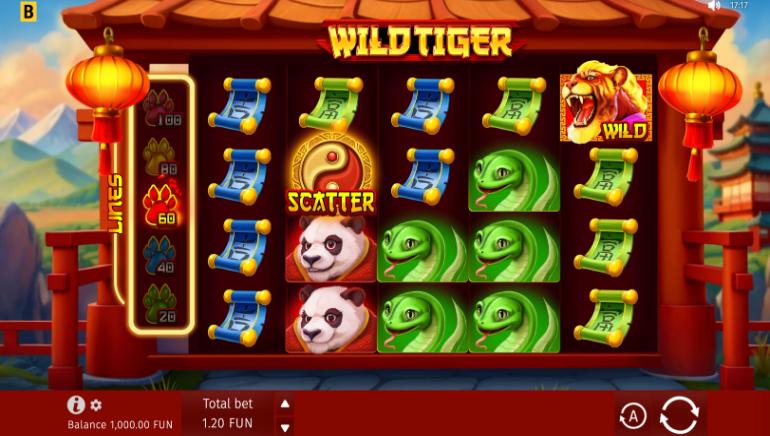 Wild Tiger Slot Screenshot